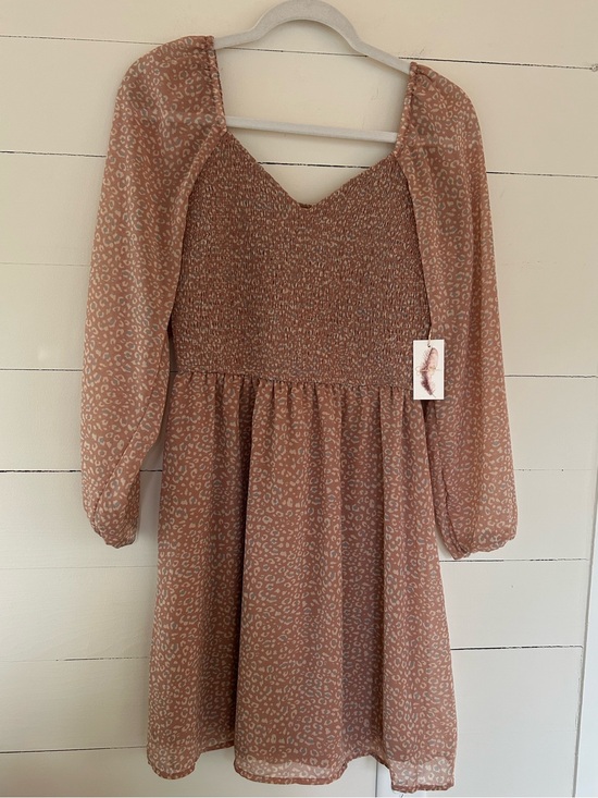 Jessica Simpson Dresses & Skirts - NWT Jessica Simpson Mauve Smocked Dress/Top Size Medium